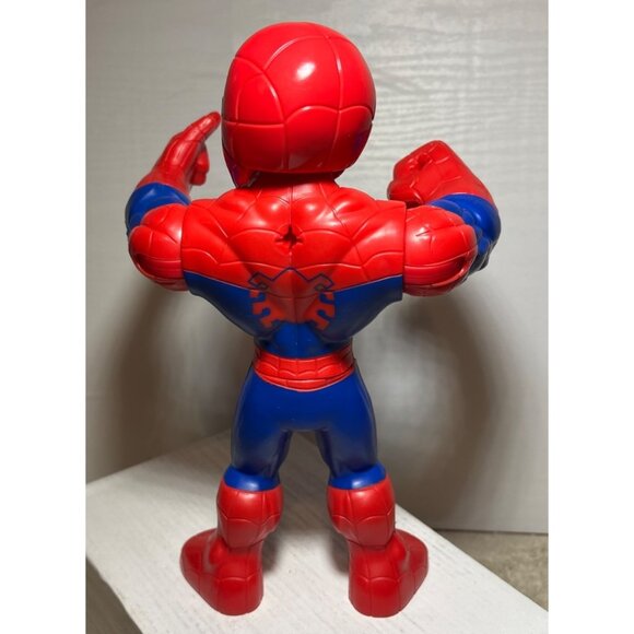 SpiderMan Playskool Marvel Super Hero Adventures Mega Mighty Figure 10" - Picture 7 of 8